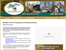 Tablet Screenshot of butlertreememphis.com